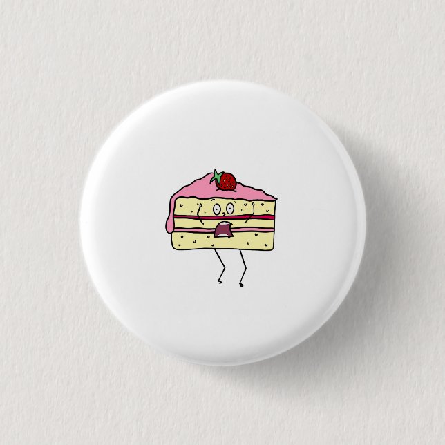 Tortenscheibe, Tortenthema Button (Vorderseite)