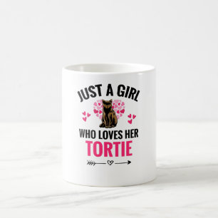 Tortie Cat Geschenke für Frauen Tortoiseshell Katz Kaffeetasse