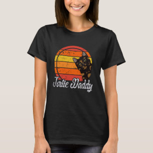 Tortie Daddy Schildpattkatze Vater Tortie Katze Be T-Shirt