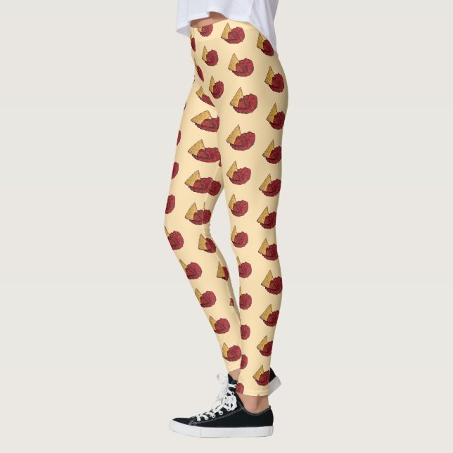 Tortilla Chips und Dip Tomato Salsa Mexican Food Leggings (Links)