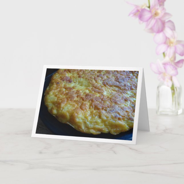 Tortilla de Patatas, carte Omelette espagnole (Orchidée)