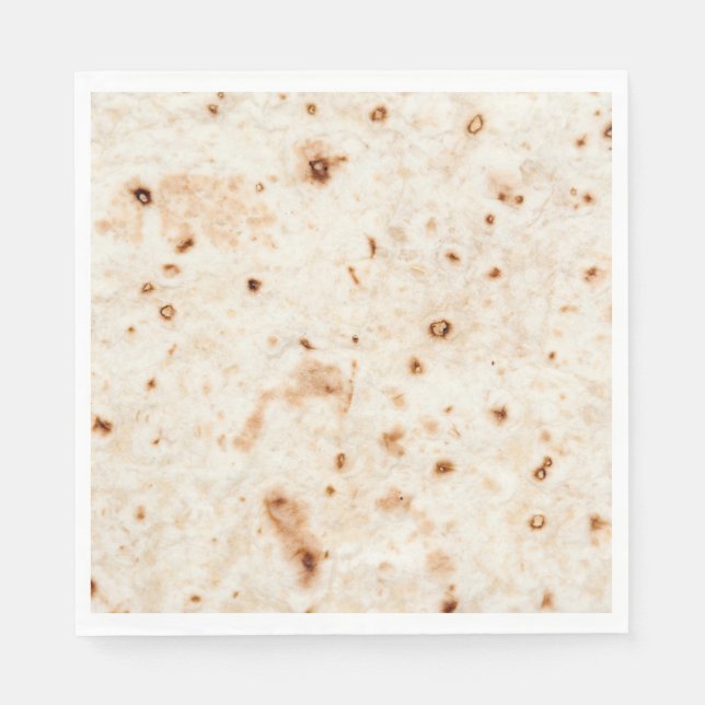 Tortilla-Muschel Serviette (Vorderseite)