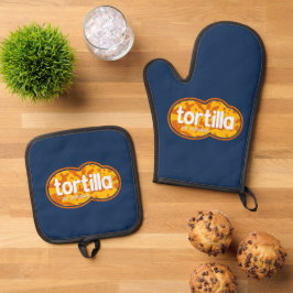 Tortilla Ofenhandschuh & Topflappen-Set