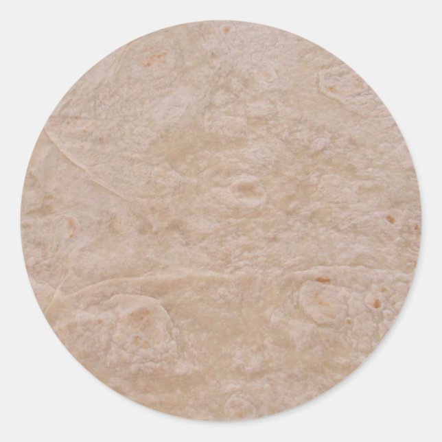 Tortilla Runder Aufkleber (Vorderseite)