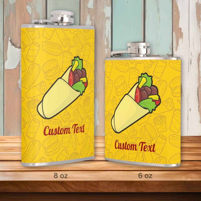 Tortilla-Sandwich-Wrap-Flasche Flachmann (Von Creator hochgeladen)