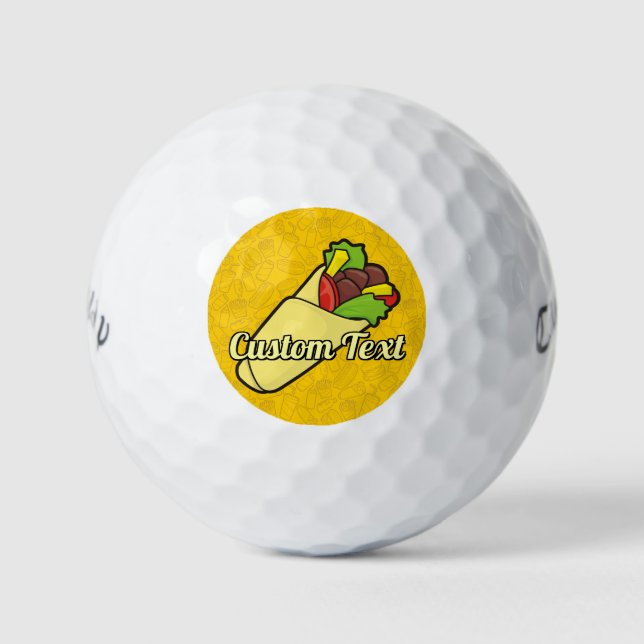 Tortilla Sandwich Wrap Golfball (Vorderseite)