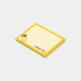 Tortilla Sandwich Wrap Post-it Klebezettel
