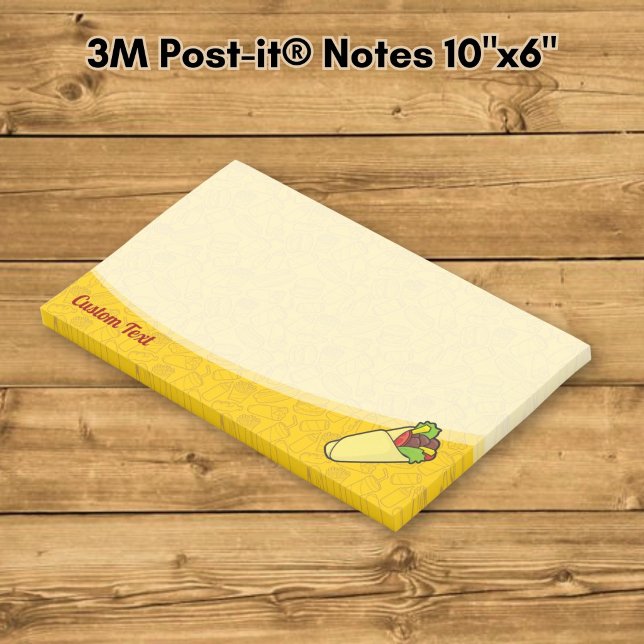 Tortilla Sandwich Wrap Post-it Klebezettel (Von Creator hochgeladen)