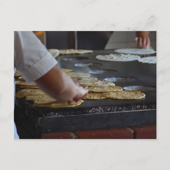 Tortillas werden in der Altstadt von San Diego her Postkarte (Vorderseite)
