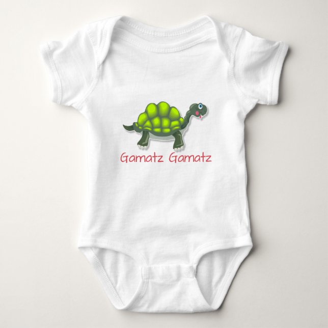 Tortoise Baby Bodysuit Baby Strampler (Vorderseite)
