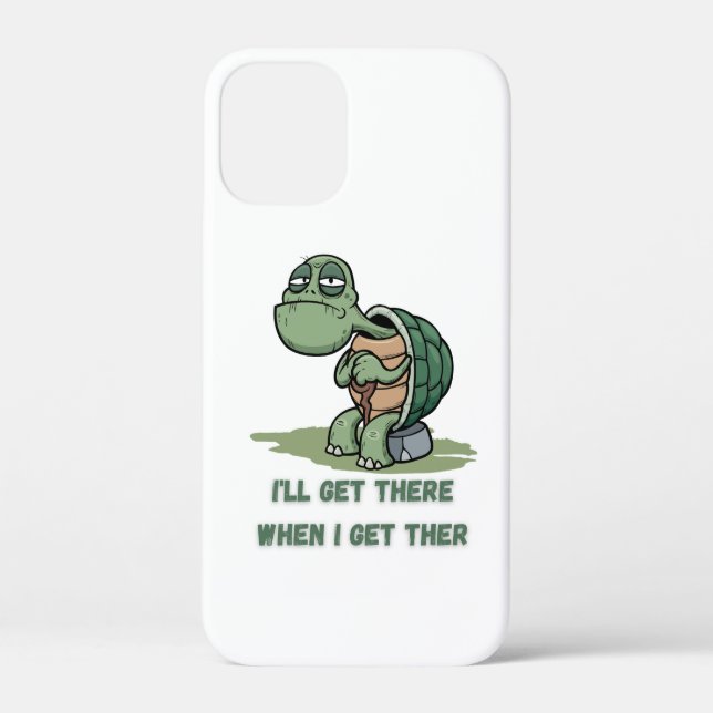 Tortoise cartoon tshirt Case-Mate iPhone hülle (Rückseite)