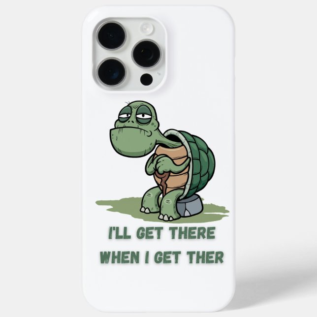 Tortoise cartoon tshirt Case-Mate iPhone hülle (Rückseite)