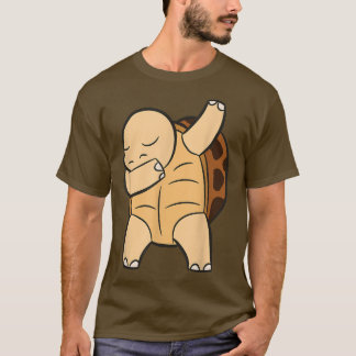 Tortoise Dabbing Niedlich Sulcata Tortoise T-Shirt