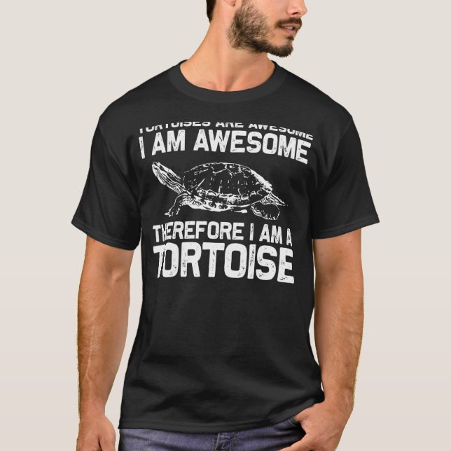 Tortoise Designs For Men Women Turtle Terrapin   T-Shirt (Vorderseite)