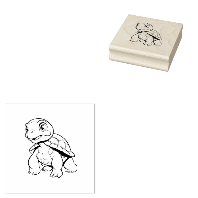 Tortoise Gummistempel (Stempel)