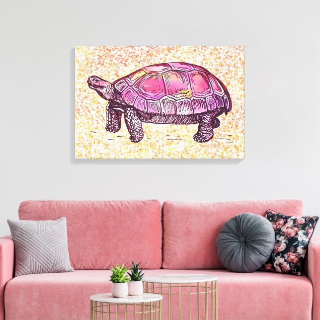 Tortoise Leinwanddruck (Insitu (Wohnzimmer))
