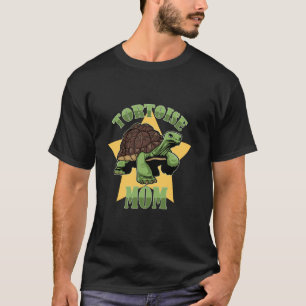 Tortoise Mama Vintag Tortoises Reptilien Lover Tur T-Shirt