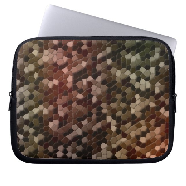 Tortoise Muschel Camouflage Laptopschutzhülle (Vorderseite)