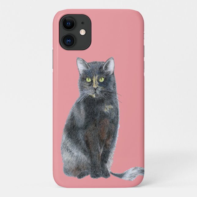Tortoise Muschel Kitty Cat Case-Mate iPhone Hülle (Rückseite)