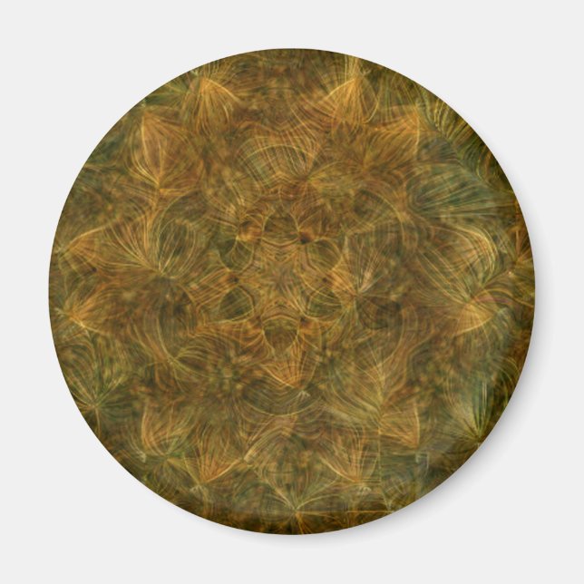 Tortoise Muschel Muster Magnet (Vorne)