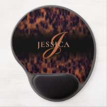 Tortoise Muschel Print Animal Print Monogram Name