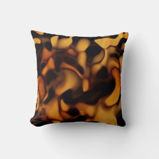 Tortoise Shell Turtle Shell Pattern Amber Brown Kissen