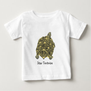 Tortoise Tshirts, schwarz und gelb Baby T-shirt