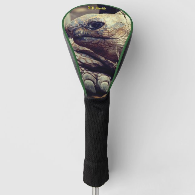 Tortoise Turtle Animal Trendly Golf Head Cover Headcover (Vorderseite)