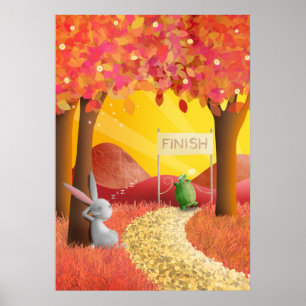 Tortoise und Hare 2 - Plakatdruck Poster