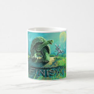 Tortoise und Hare Art Kaffeetasse
