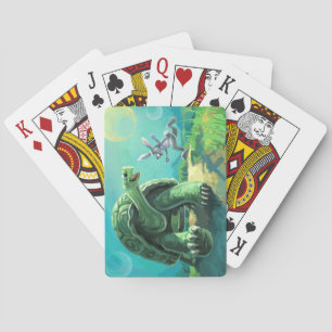Tortoise und Hare Art Spielkarten