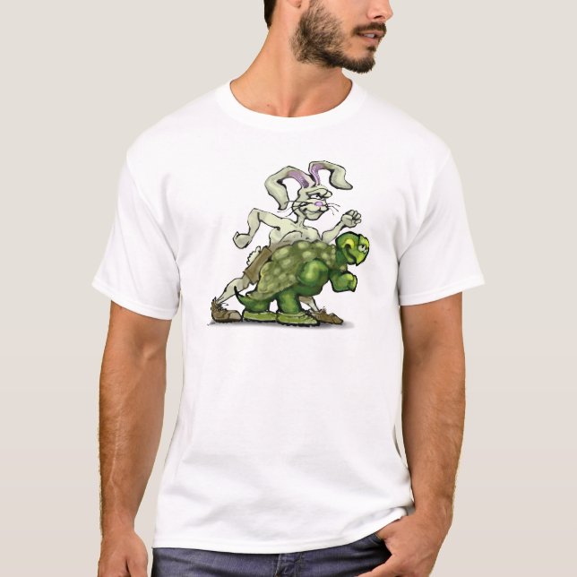 Tortoise und Hare T-Shirt (Vorderseite)
