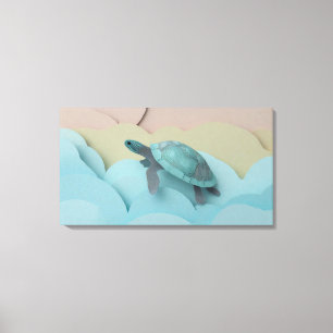 Tortoise - Wrapped Canvas Art Print Leinwanddruck
