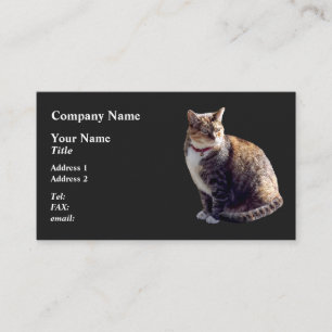 Tortoiseshell Cat Visitenkarte