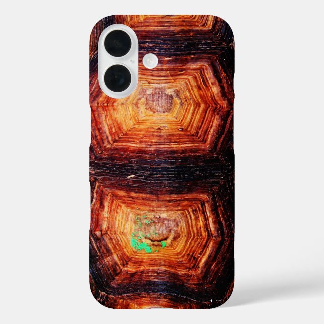 Tortoiseshell iPhone 16 Hülle (Rückseite)