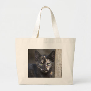 Tortoiseshell Kitten Jumbo Stoffbeutel