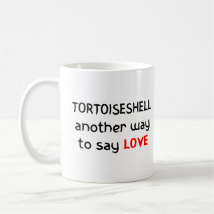 Tortoiseshell-Liebe Kaffeetasse
