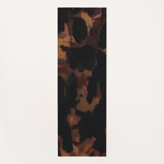 Tortoiseshell Nahtloses Muster, Chic TortoiseShell Yogamatte (Vorderseite)