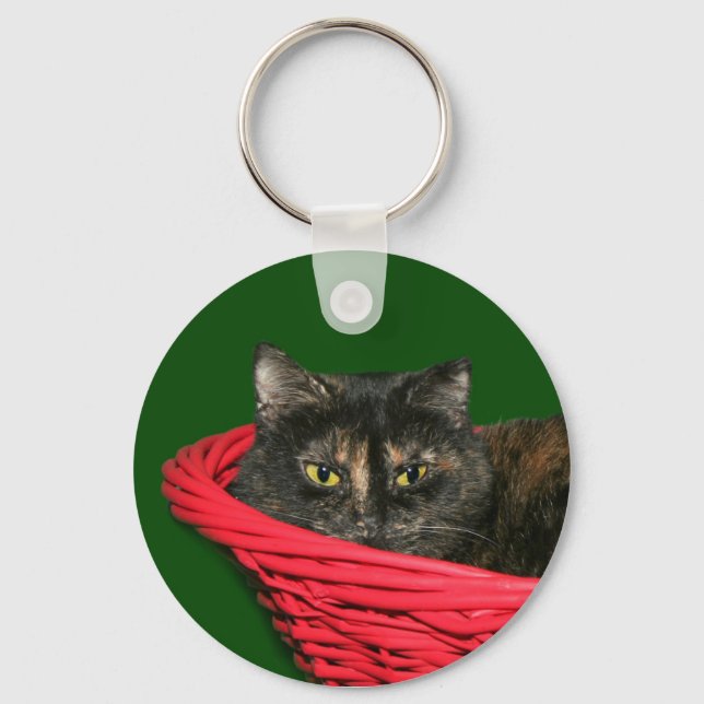 Tortoiseshell Weihnachtsfeier Schlüsselanhänger (Vorderseite)