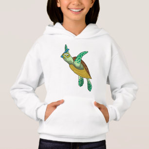 Tortue à la plongée avec tuba