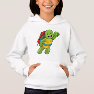 Tortue au volant avec fusée