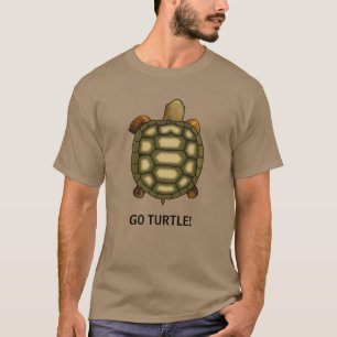 Tortue avec T-Shirt Texte Tortue Modifiable