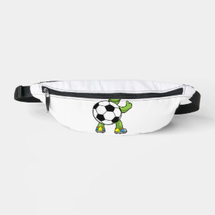 Tortue comme joueur de football avec ballon de foo