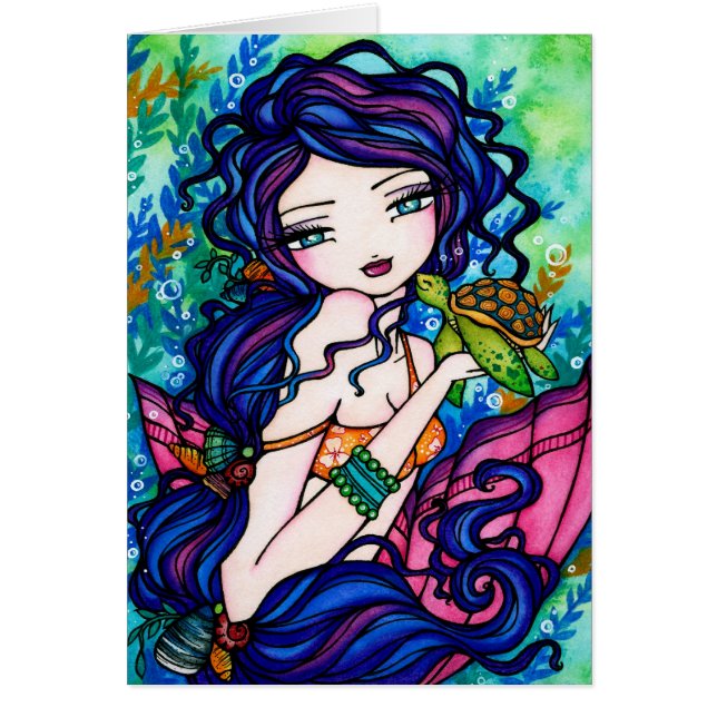 Tortue de fée d'imaginaire de sirène de (Devant)