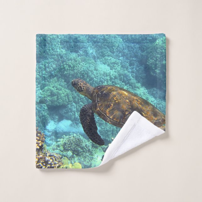 tortue de mer (Gant de toilette)