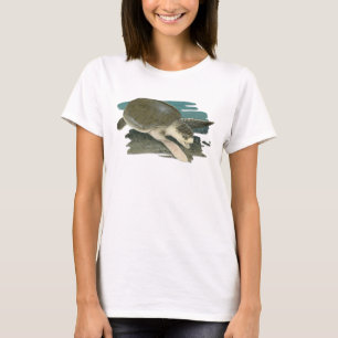 Tortue de mer de Ridley de Kemp dans le T-shirt