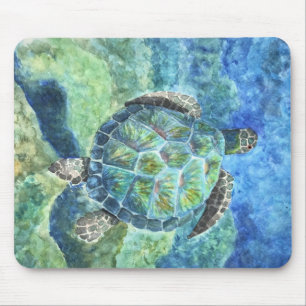 Tortue de mer tapis de souris #2 B
