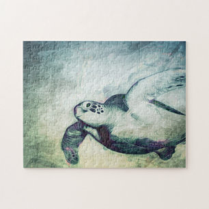 Tortue de mer verte Puzzle