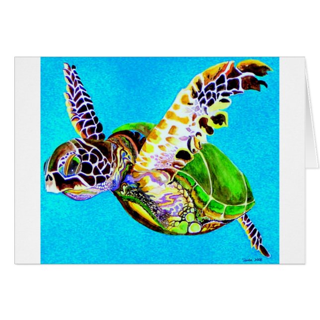 Tortue de natation (Devant horizontal)