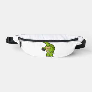 Tortue en photographe avec appareil photo